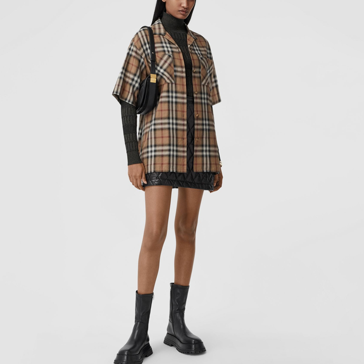 Рубашка Burberry, женская, бич б??, летняя — фото 3