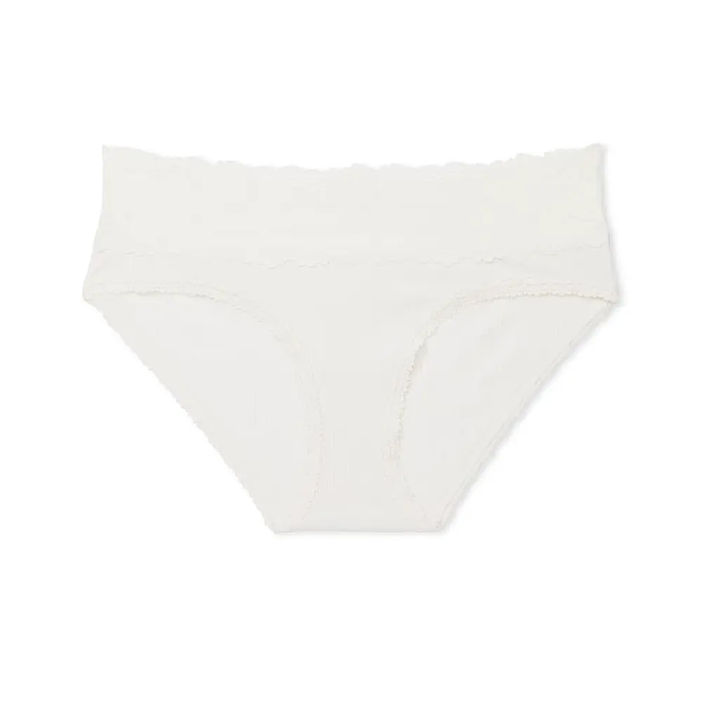 

Трусы Victoria's Secret Pink Wink Lace-trim Hiphugger, белый