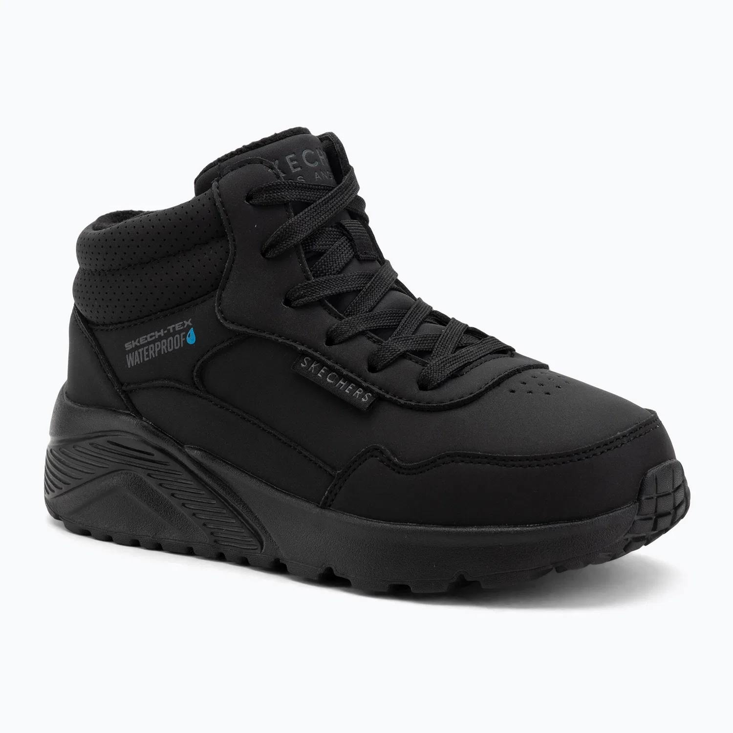 Детские кроссовки с высоким берцем Skechers Uno Lite Aqua Ave, Schwarz
