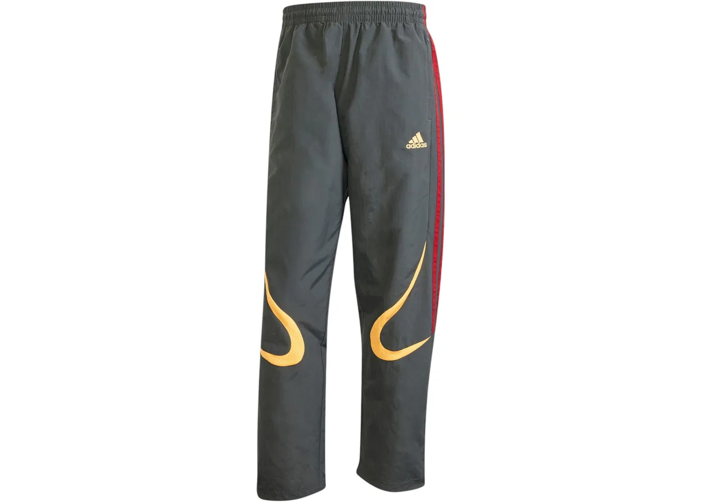 Мужские спортивные штаны с длинными штанинами Pant Adidas, Grey Six Flash Orange Team Victory Red