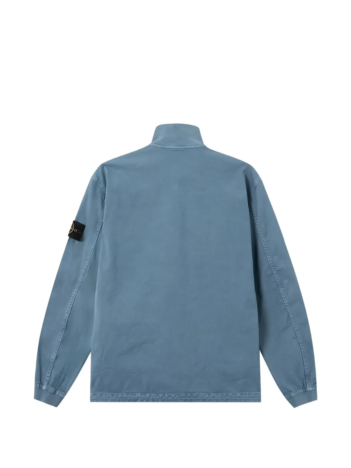 Куртка синяя хлопковая с патчем Stone Island, синий — фото 2