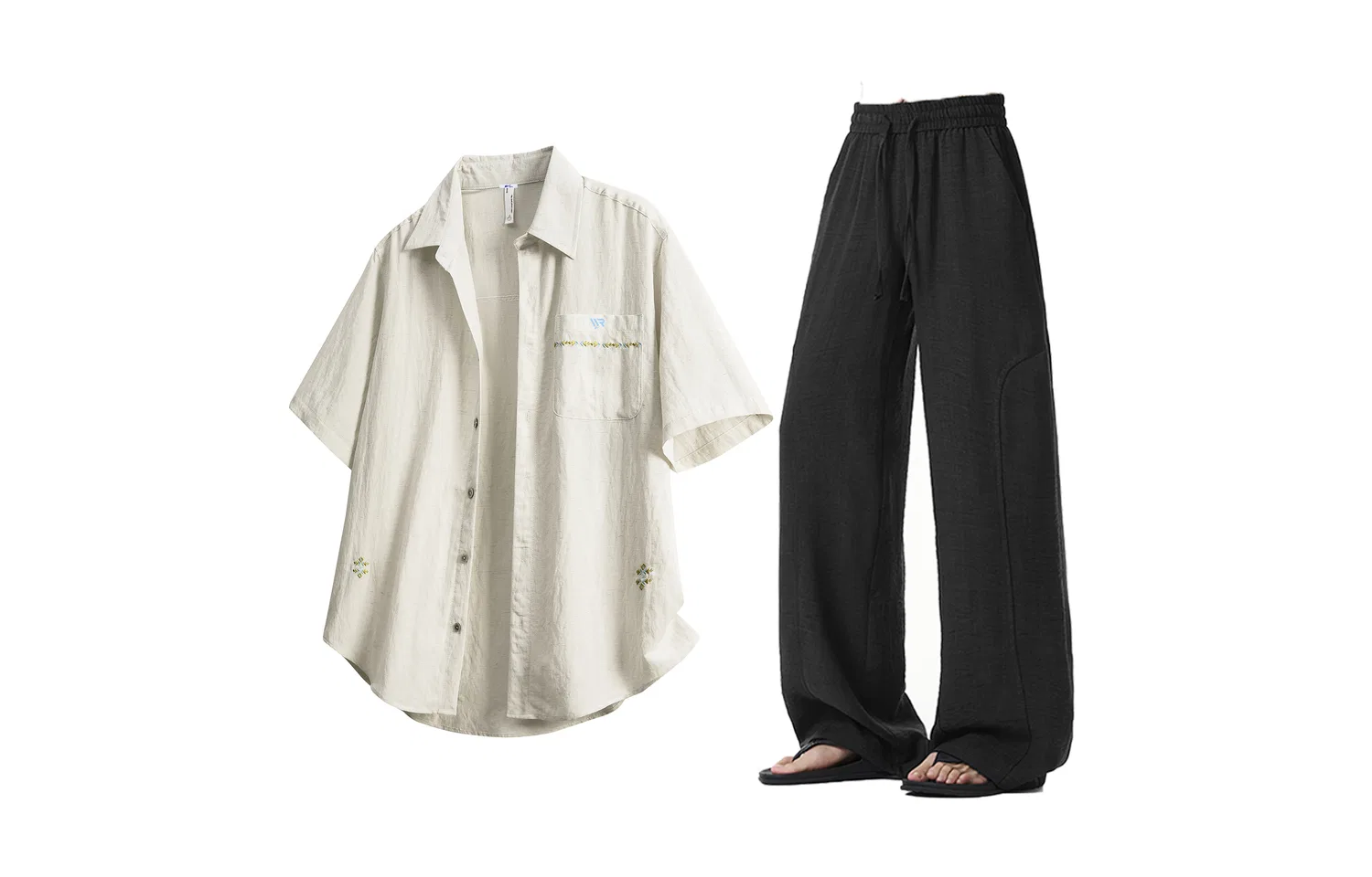 Детский комплект из рубашки и шорт с принтом Shirt Matching Sets Unisex Lapel Thin WARRIOR