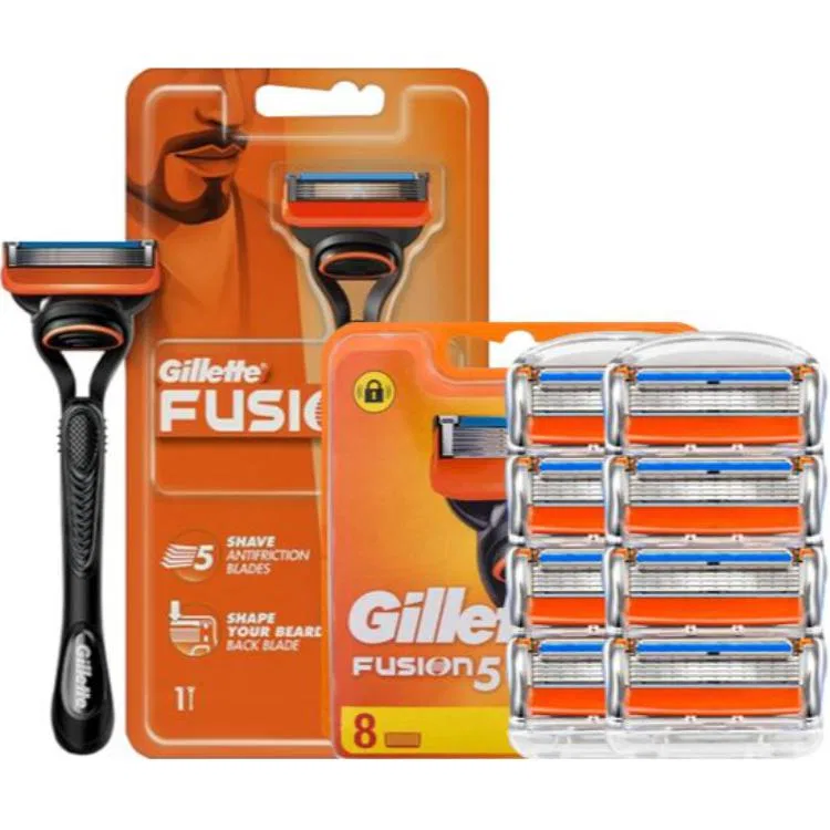 Мужской станок для бритья с 1 ручкой и 9 лезвиями, Gillette, Black