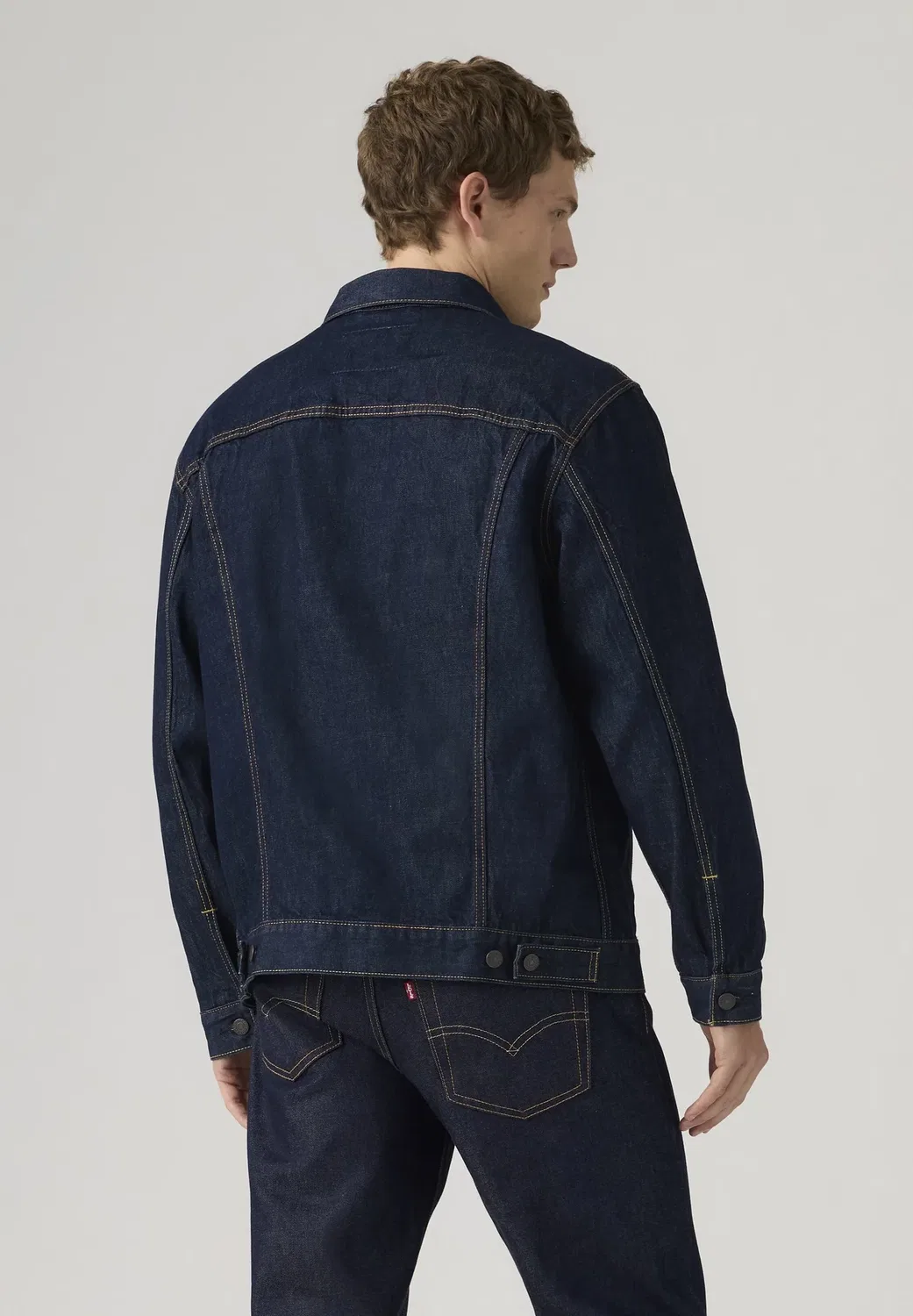 Свободная джинсовая куртка-тракер Levi'S, Wash It Out Rinse T — фото 2