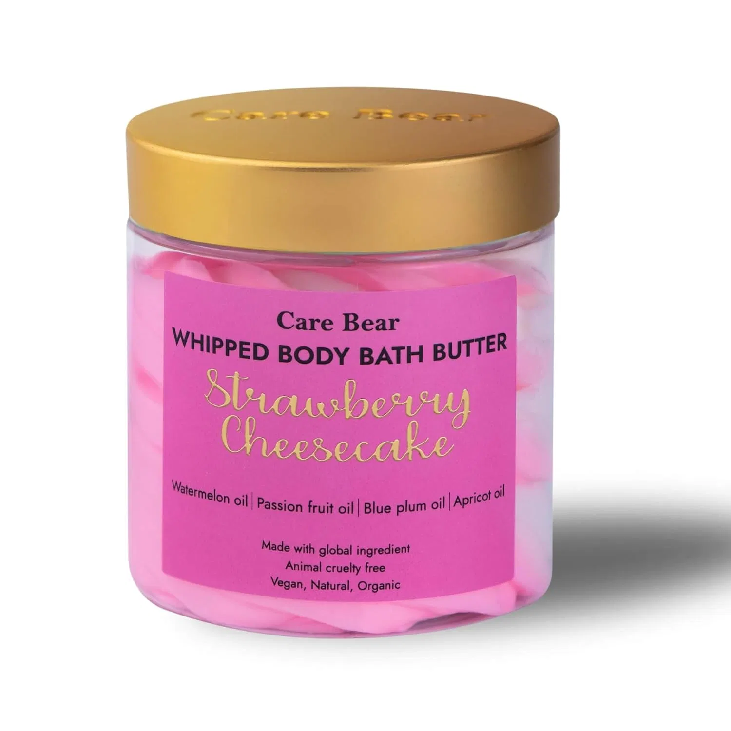 Боди-баттер взбитый Strawberry Cheesecake Bath Butter, CARE BEAR, 130 г, Strawberry Cheesecake Bath Butter