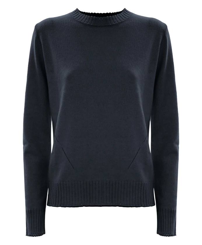 

Стильный облегающий свитер с круглым вырезом. Kocca, серый