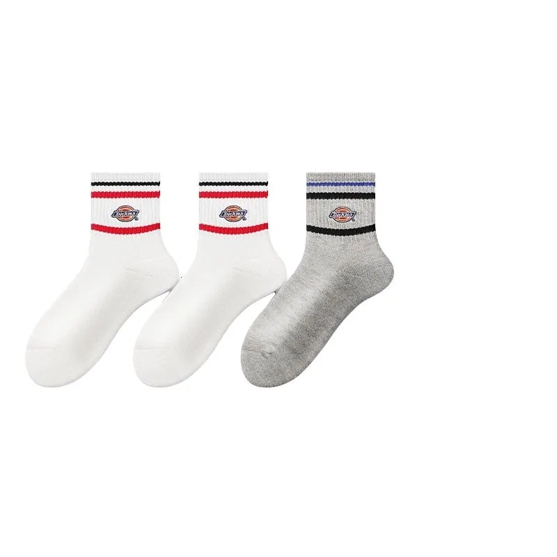 Детские носки с длинным голенищем, комплект из 3 пар, Dickies, Raw White/Raw White/Gray Black
