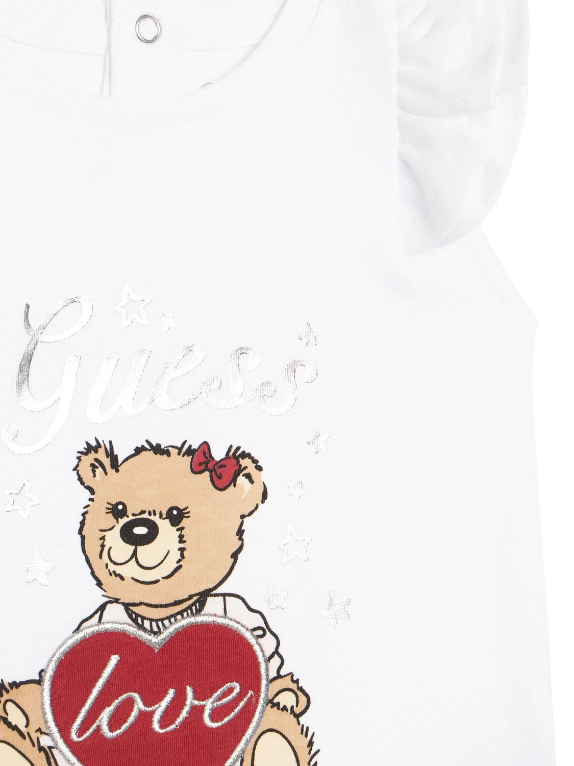 Комплект из футболки и леггинсов стандартного кроя для девочки Guess, разноцветный — фото 4