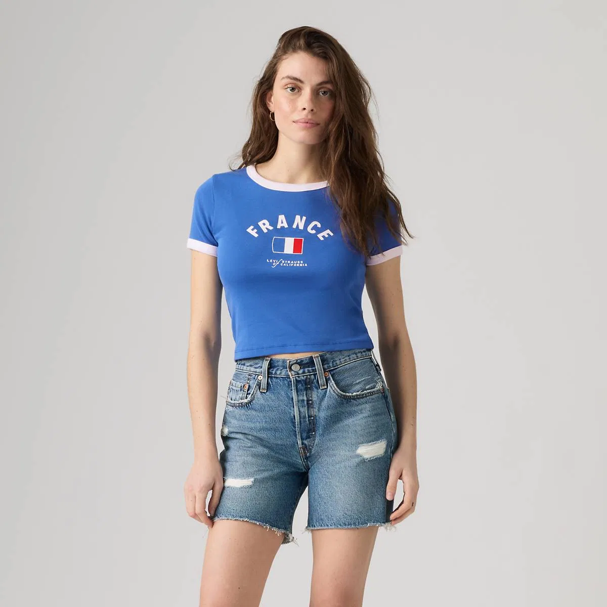 Футболка мини-с звоном из Франции Levi's, France - Multi-Color — фото 3