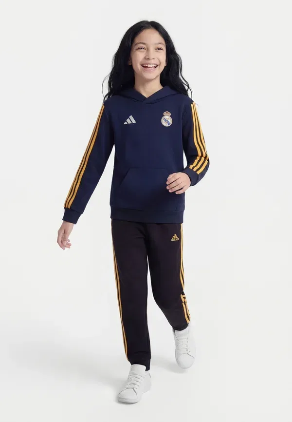 Детская толстовка унисекс "Реал Мадрид" - клубная одежда Adidas Performance, темно-синий