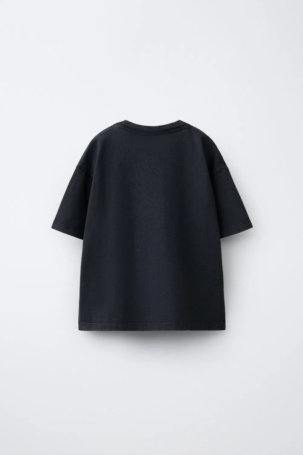 Футболка NIRVANA с эффектом выцветания ZARA, Anthracite Grey — фото 2
