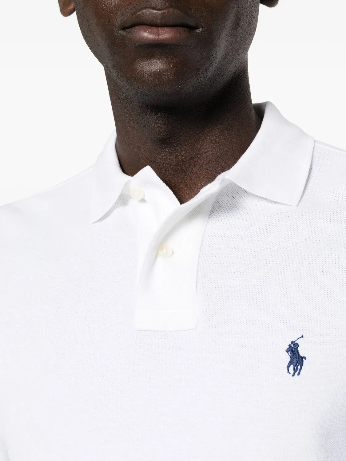 Поло с вышивкой Pony Polo Ralph Lauren, белый — фото 3