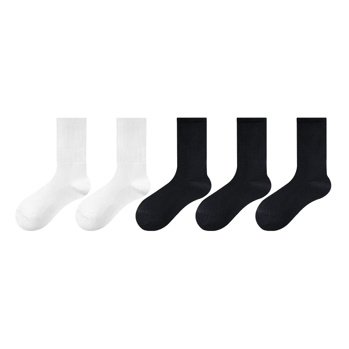 Детские носки до середины икры 5 пар, Mid Calf Socks Unisex, MIIOW — фото 3