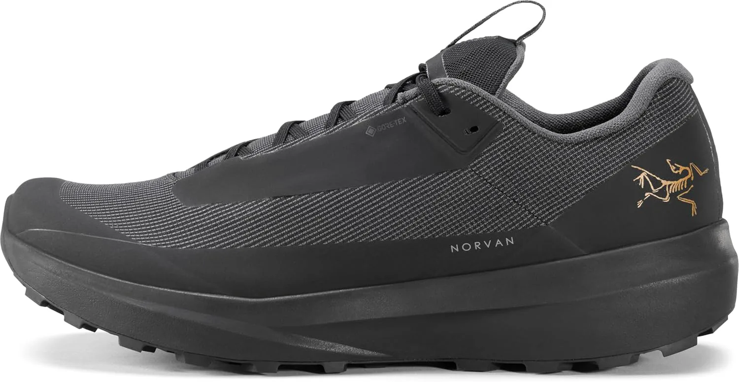 Мужские кроссовки Arc'teryx Norvan LD 4 GTX - Водонепроницаемые для трейлраннинга, предназначены для длительных пробежек в горах, черный — фото 4