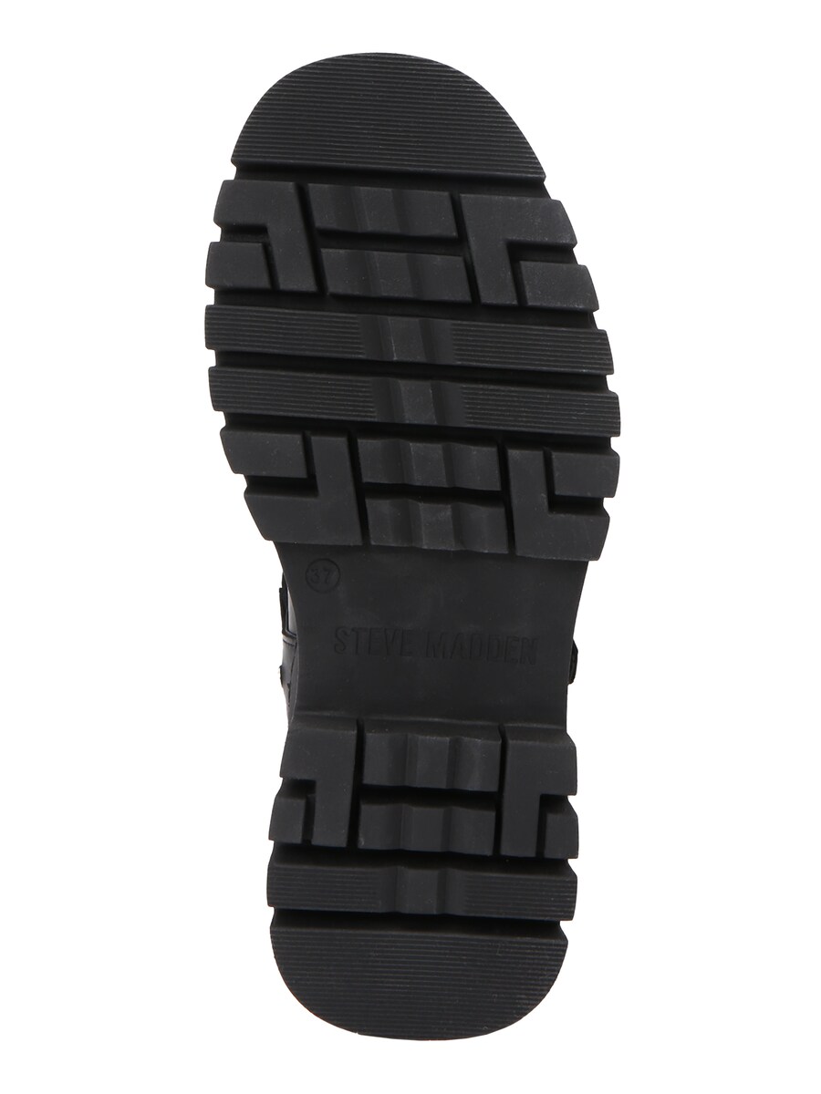 Женские сапоги Steve Madden Cruz кожаные на платформе, черный — фото 3