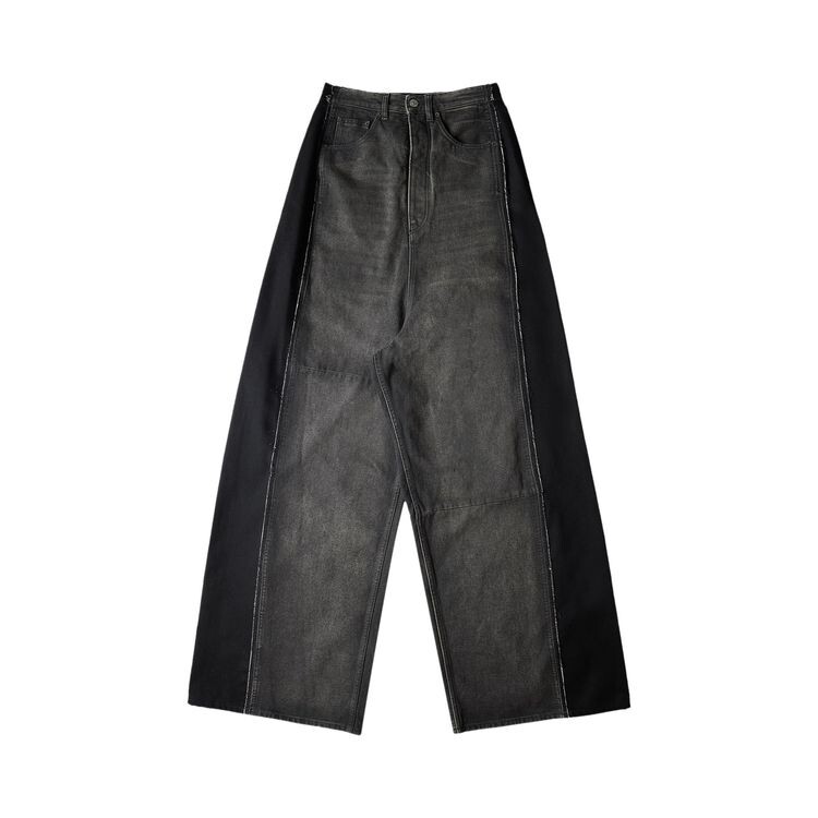 

Джинсы MM6 Maison Margiela Mixed Fabric Super Wide Leg Jeans Grey, серый