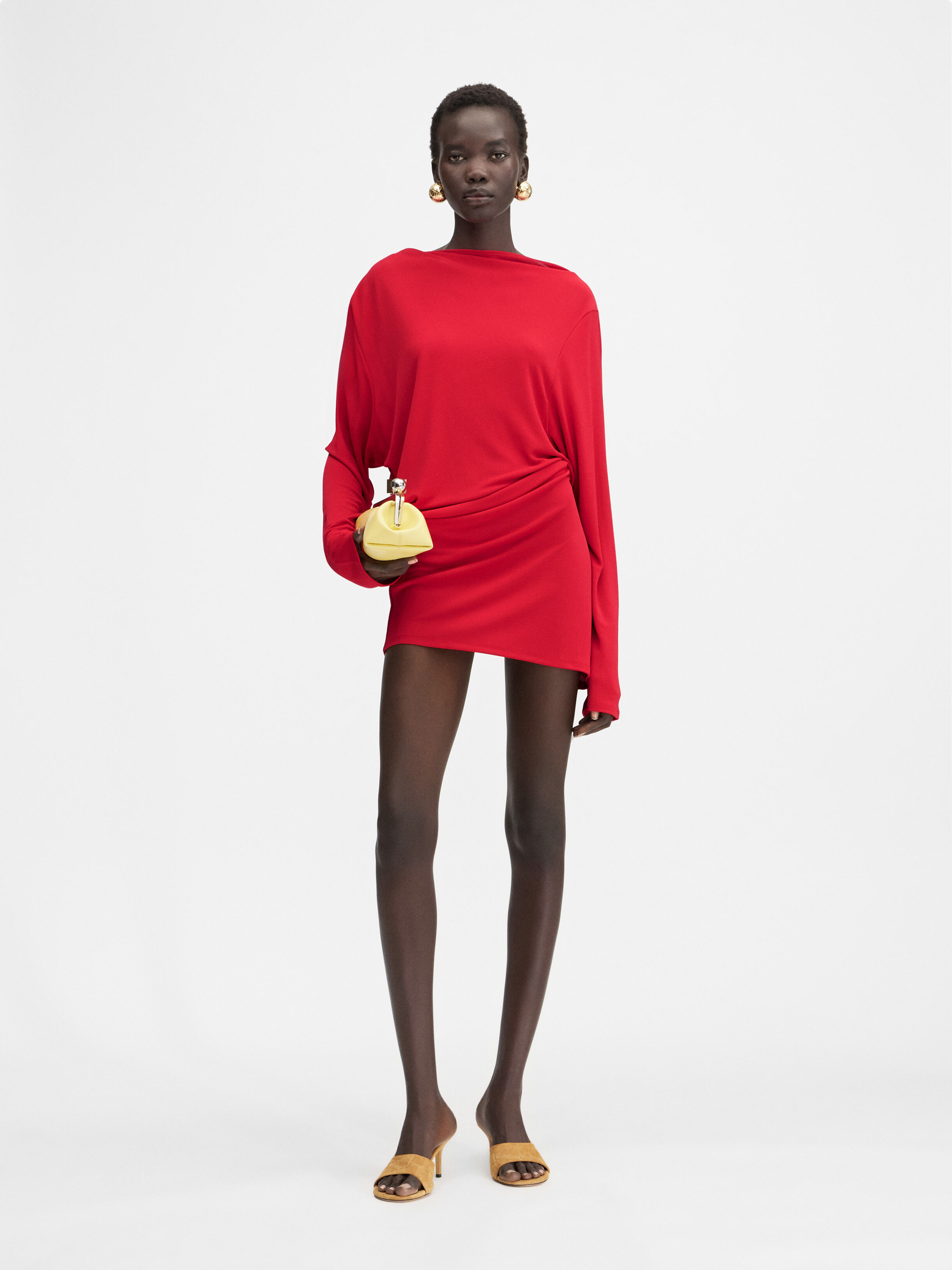 

Мини-платье с открытой спиной JACQUEMUS The Croisière dress, красный