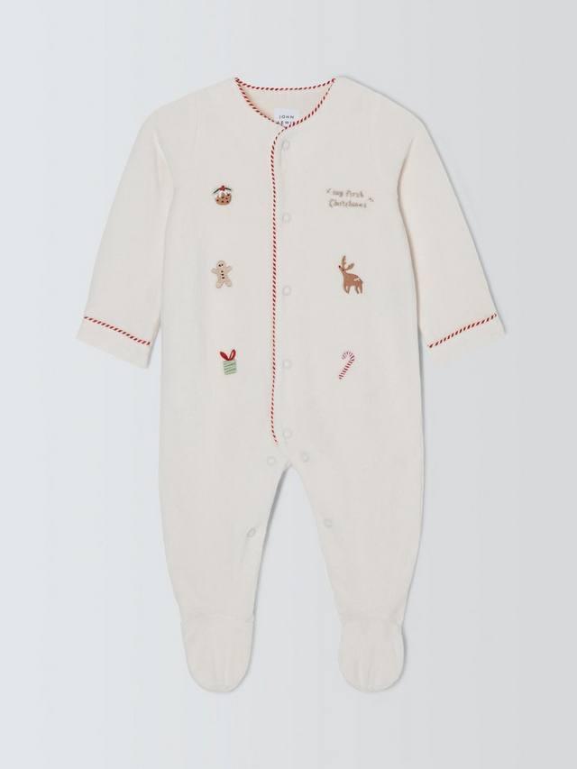 

Детский комбинезон "Мой первый Рождество" John Lewis, White