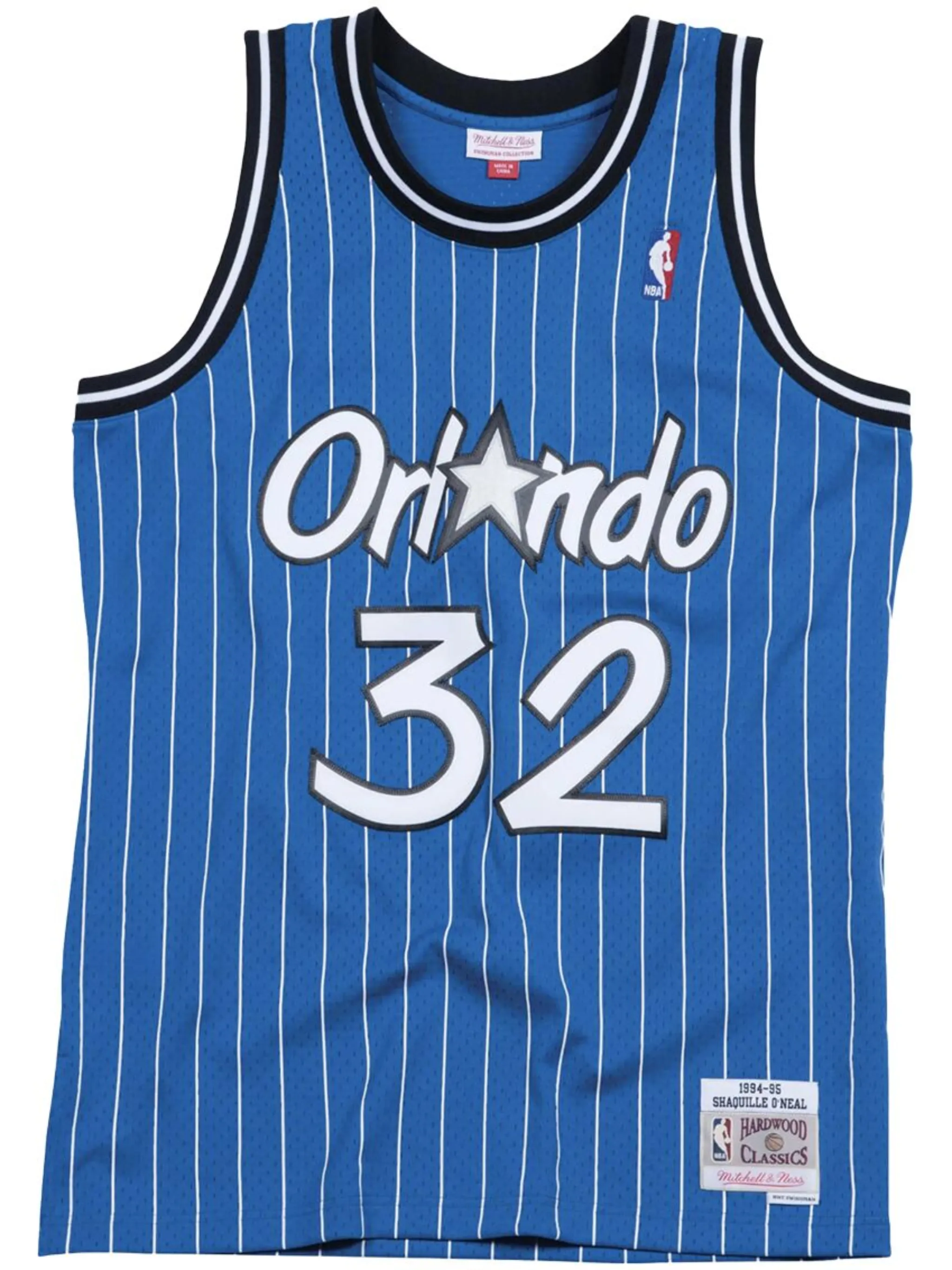 

Топ Orlando Magic Road 1994-95 Shaquille ONeal Mitchell & Ness, синий
