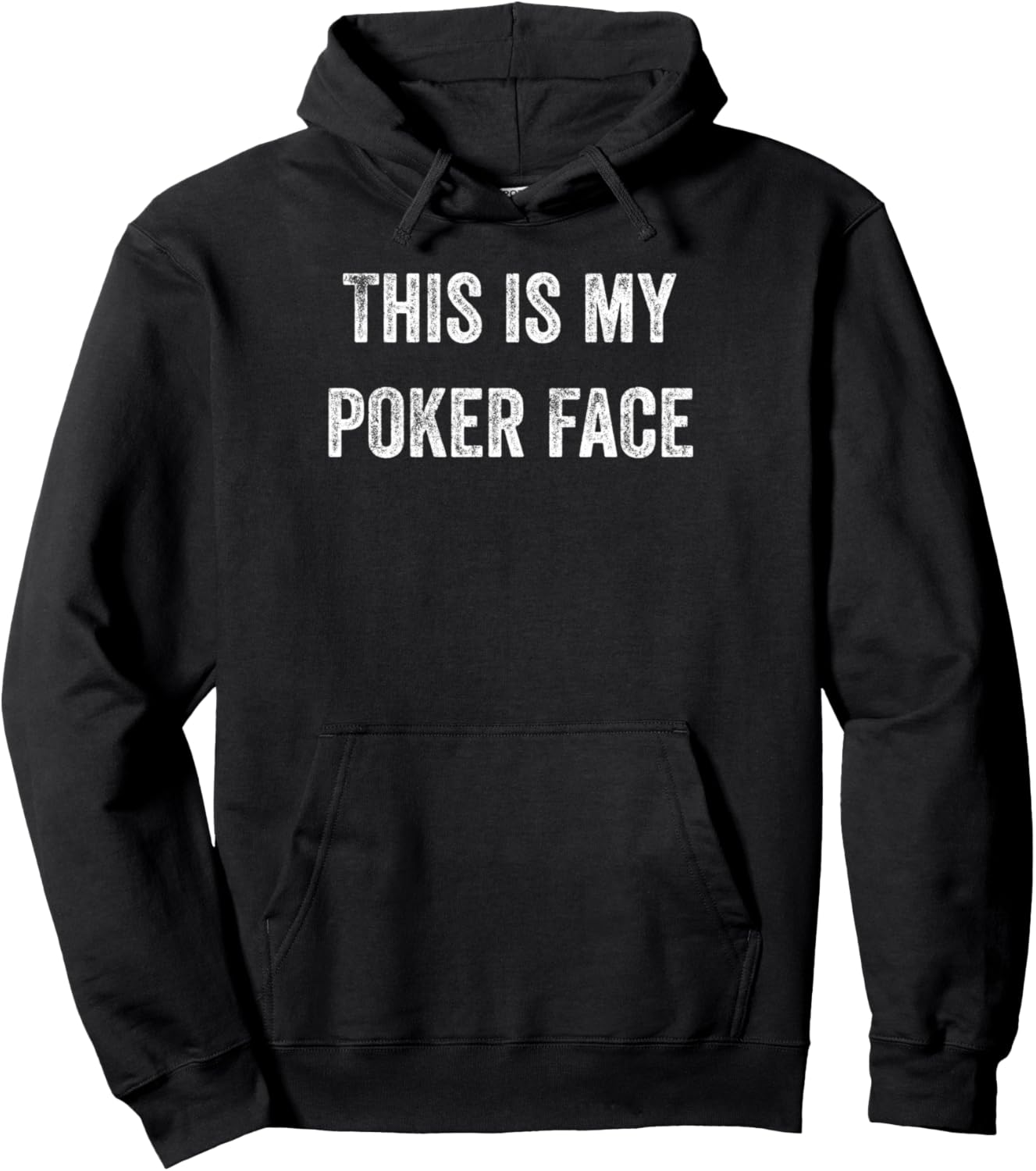 

Это моя толстовка с надписью «Покерное лицо» This Is My Poker Face, черный