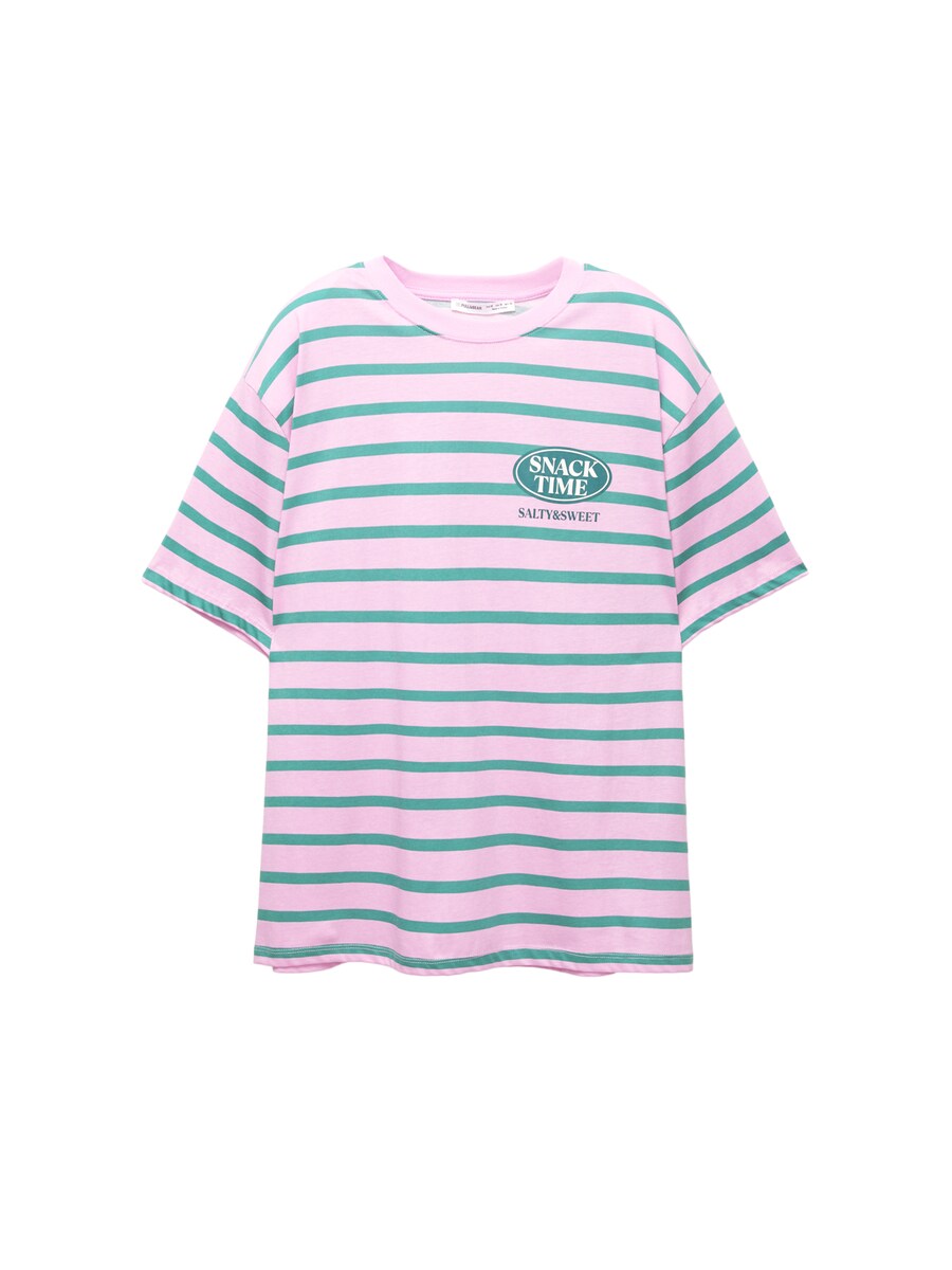 

Футболка Pull&Bear Pull&Bear TACOS, Plum