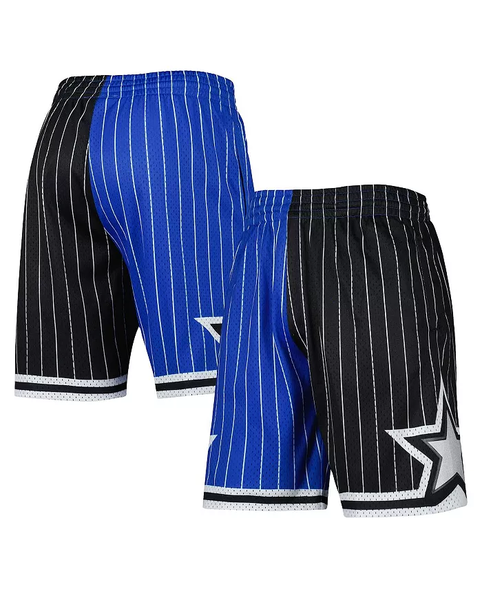 

Мужские шорты Orlando Magic Hardwood Classics 1994 Split Swingman синего и черного цветов Mitchell & Ness