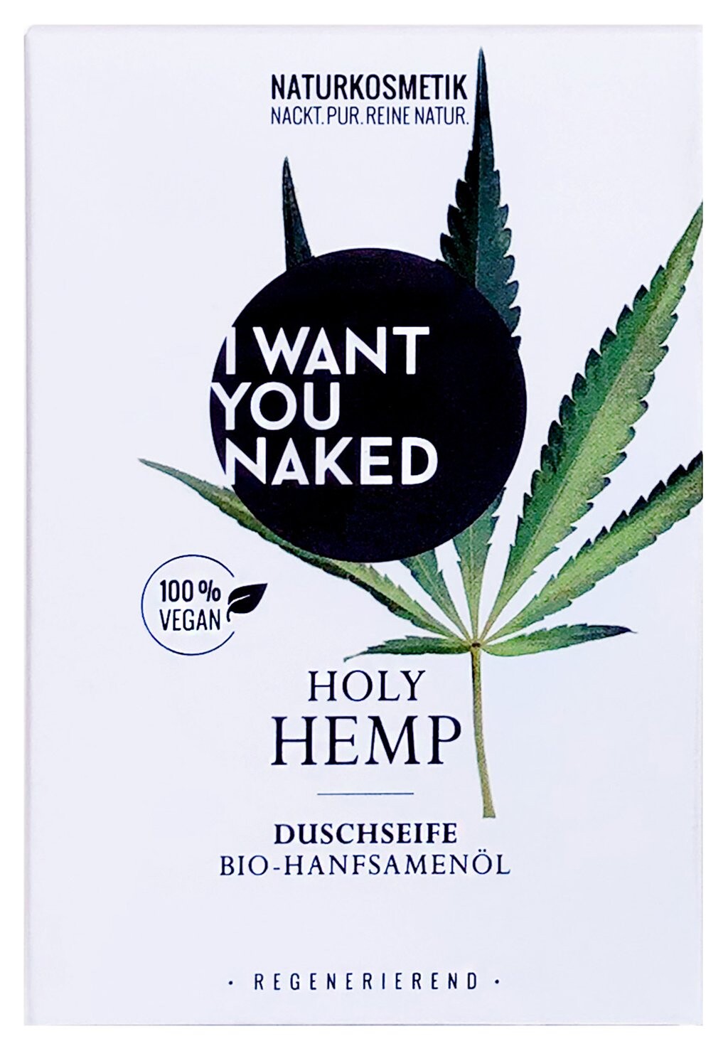 

Кусковое мыло Holy Hemp Duschseife Bio-Hanfsamenöl I WANT YOU NAKED