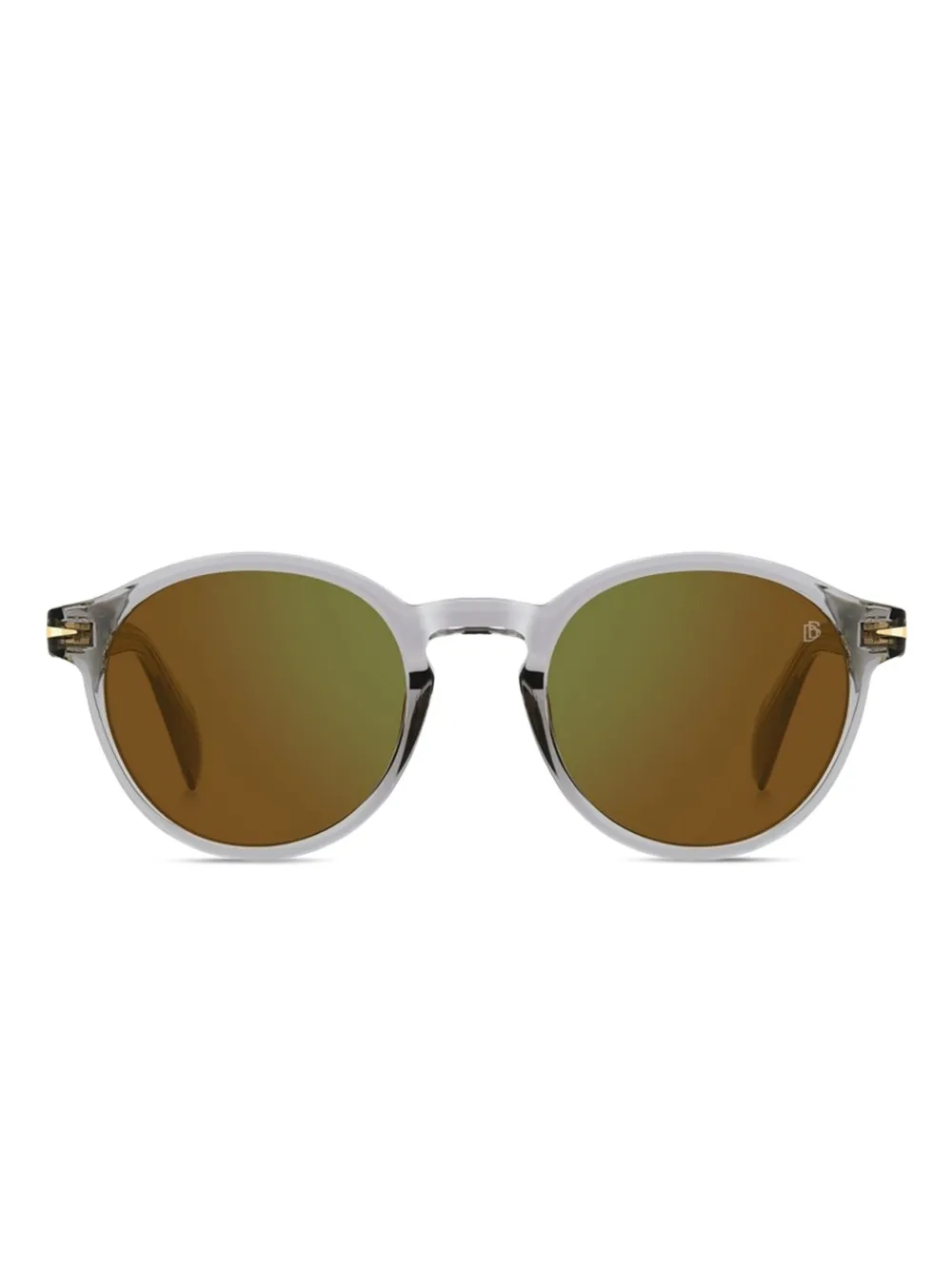 

Солнцезащитные очки в круглой оправе DAVID BECKHAM EYEWEAR, серый