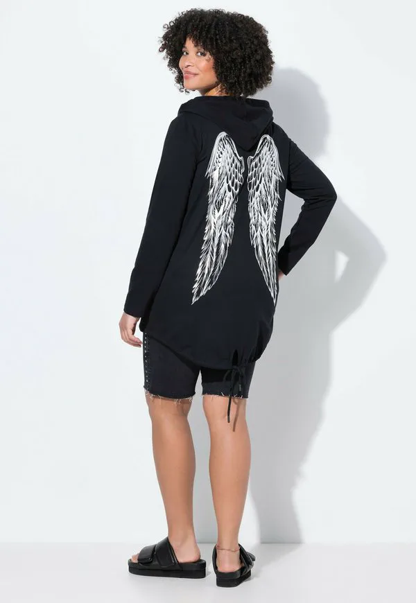

Толстовка на молнии flügelmotiv auf dem rücken Angel Of Style, Black, Черный, Толстовка на молнии flügelmotiv auf dem rücken Angel Of Style, Black
