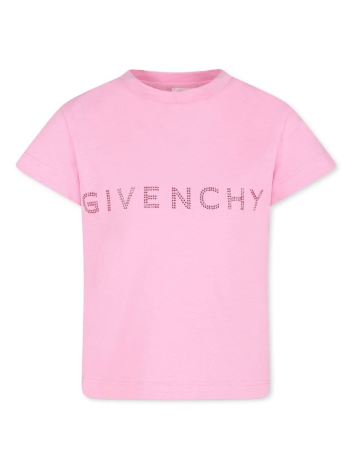 

Givenchy Kids футболка из органического хлопка с логотипом, розовый