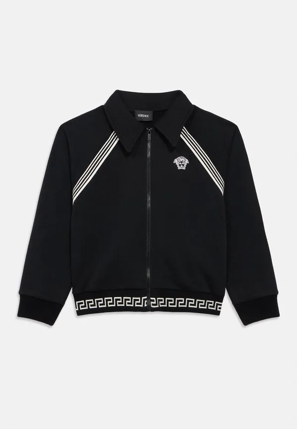 Кардиган унисекс contrasto с декором medusa Versace, Nero/Bianco