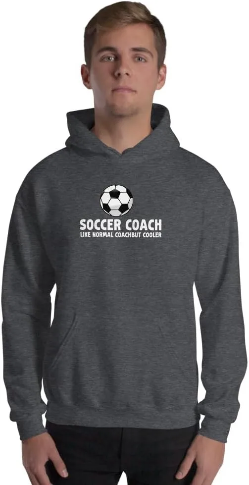 Толстовка унисекс Soccer Coach Dad Like A Normal Dad Only Cooler Generic, Dark Heather