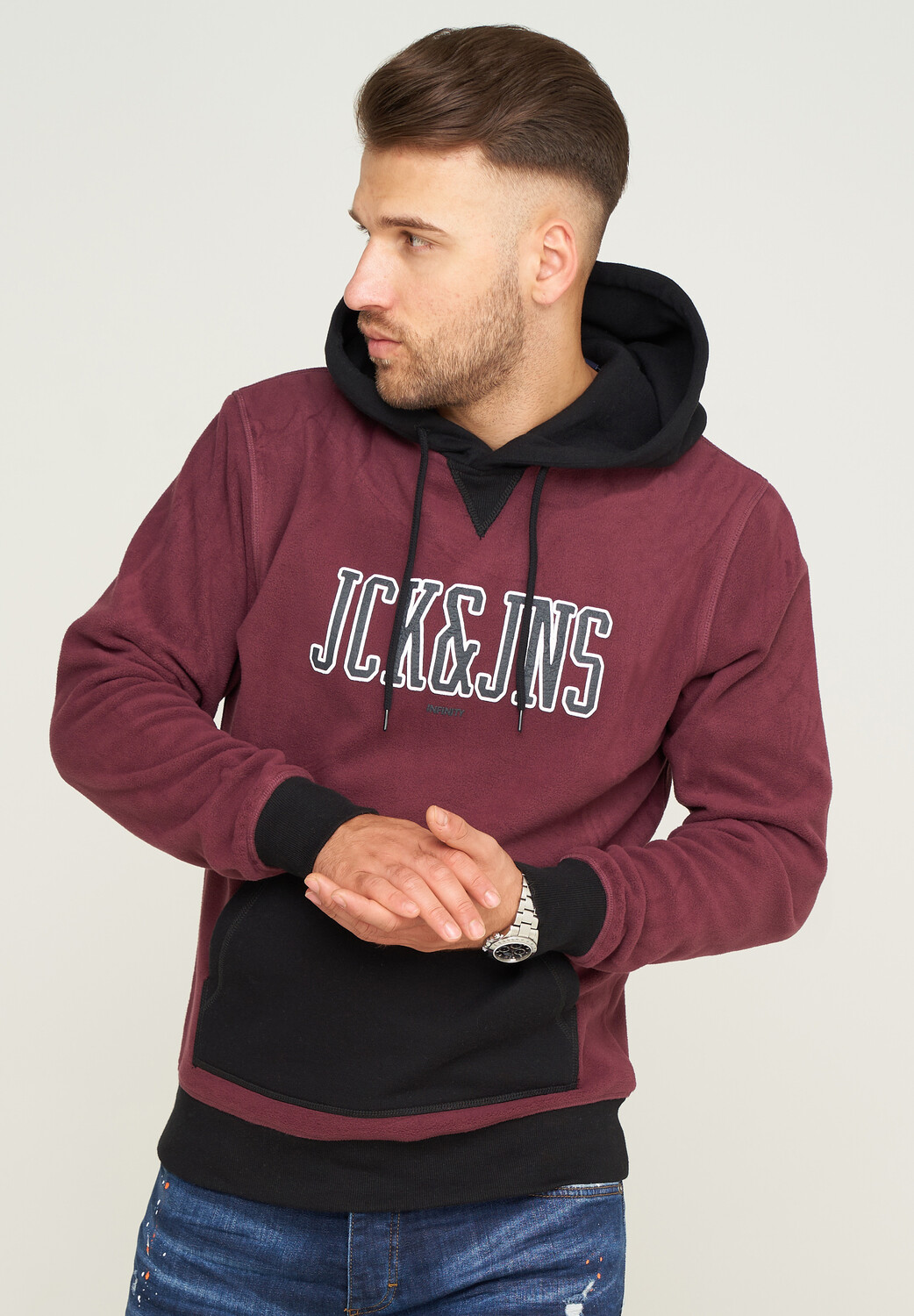 

Толстовка Jack & Jones Kapuzenpullover DAMIAN SWEAT HOOD, цвет Catawba Grape