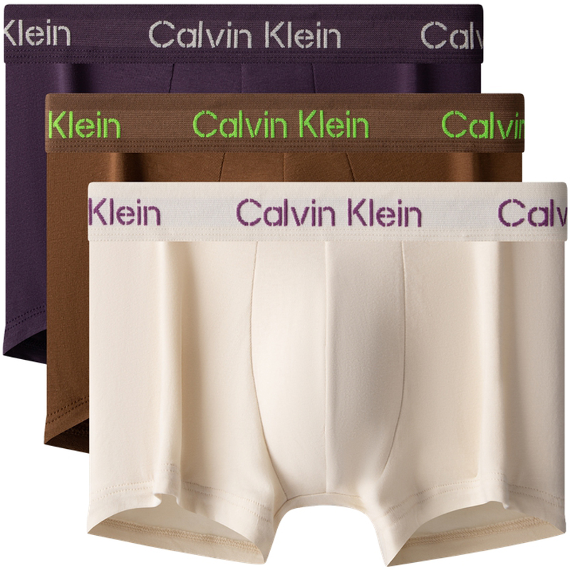 CALVIN KLEIN Vintage Maillard Collection Трусы мужские 3 шт, FZ6-Космический черный/Молочный белый/Графитовый серый — фото 3