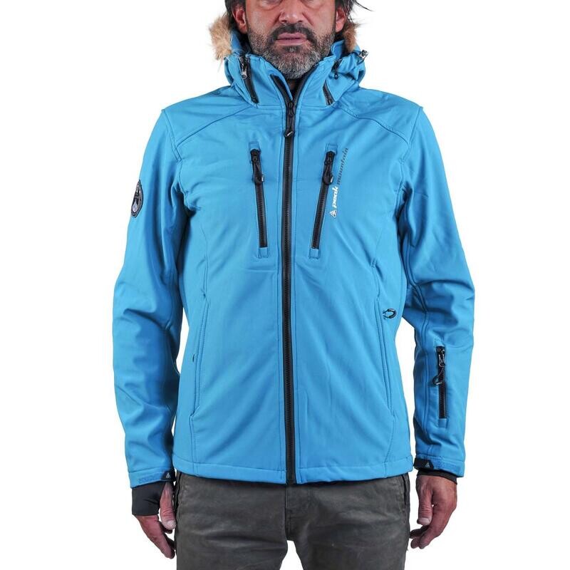 

Куртка из софтшелла с искусственным мехом Peak Mountain Casada