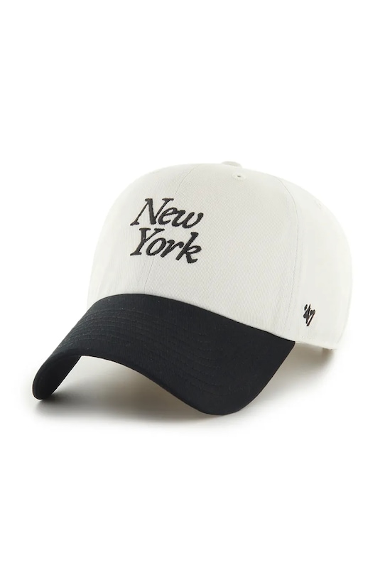 

Бейсболка с козырьком хлопковая MLB New York Yankees 47 Brand, серый