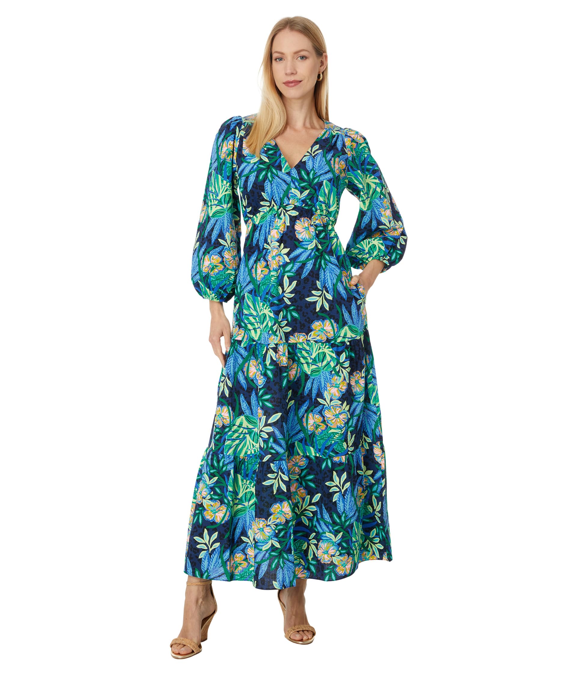 

Платье Lilly Pulitzer Deacon 3/4, цвет Multi The Hottest Spot