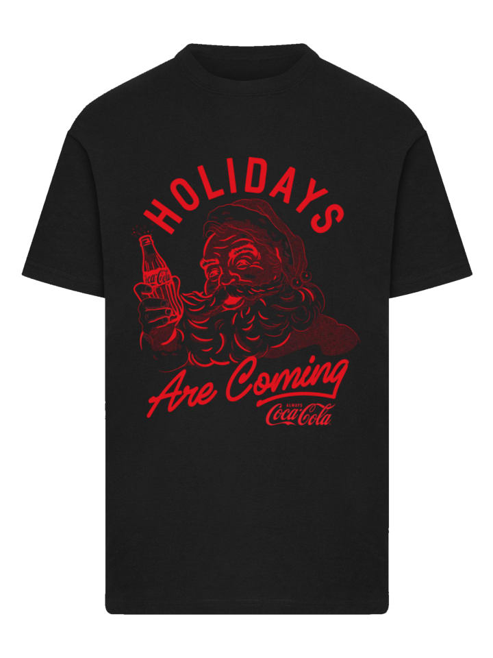 

Футболка Coca Cola Holidays Are Coming 2 черного цвета F4NT4STIC, Черный, Футболка Coca Cola Holidays Are Coming 2 черного цвета F4NT4STIC