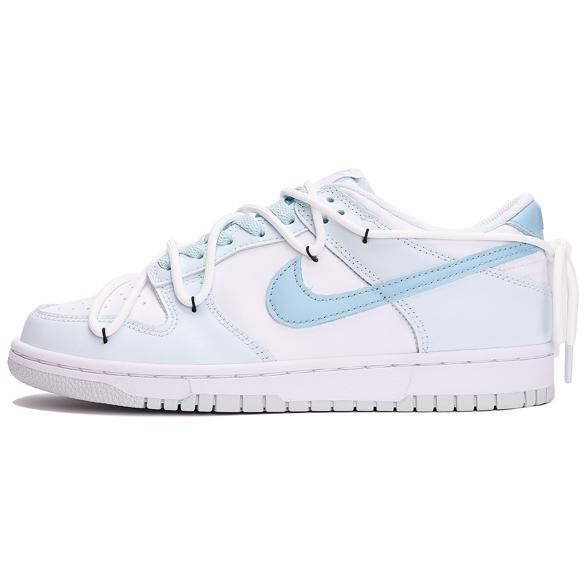 

Кроссовки Nike Dunk Skateboard Shoes Women's Low-Top Blue White, синий/белый