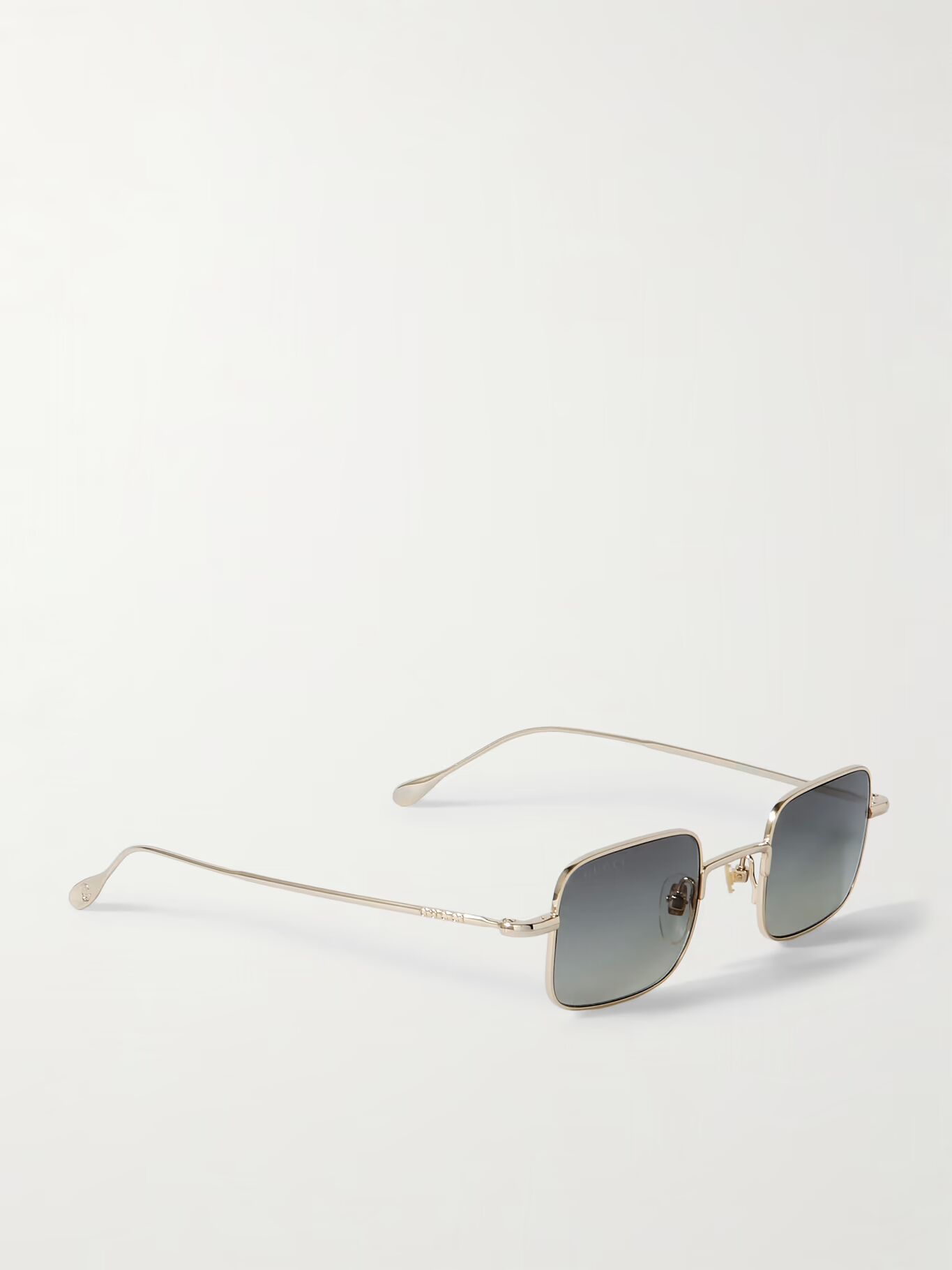 

Солнцезащитные очки золотистого цвета в квадратной оправе GUCCI EYEWEAR, золотой