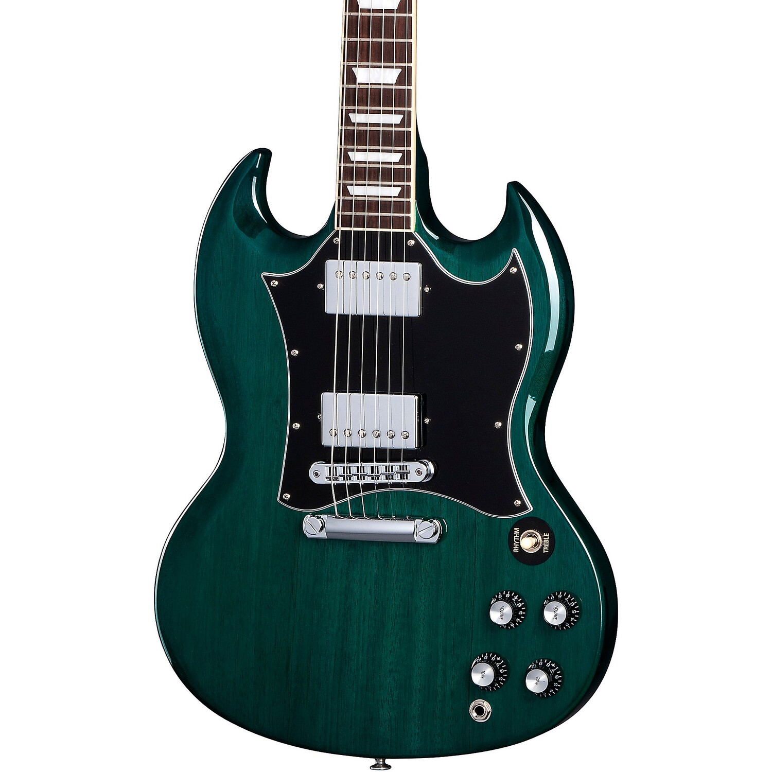

Электрогитара Gibson SG Standard полупрозрачная, темно-бирюзовая
