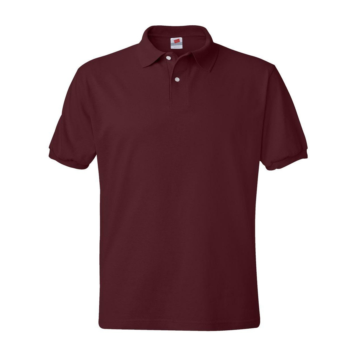 

Футболка-поло Hanes Ecosmart, бордовый