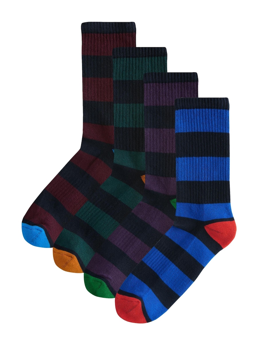 

Носки Next, синий/темно-зеленый/баклажановый/темно-красный