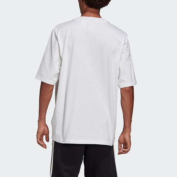 Футболка originals graphic tee printing short sleeve white Adidas, белый — фото 4