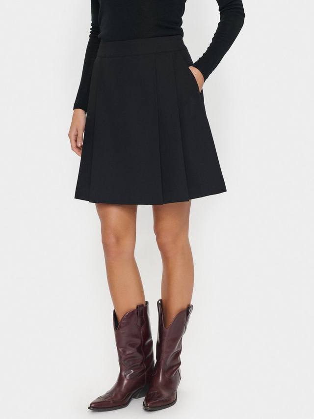 

Мини-юбка Jenever с ножевыми складками Saint Tropez, Black