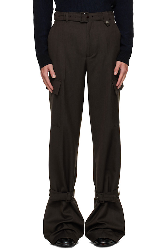 

Брюки-Карго с поясом Egonlab, коричневый