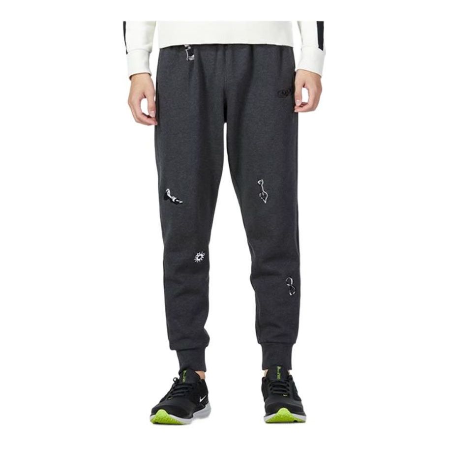 

Спортивные брюки Nike Solid Color Pattern Elastic Waistband Bundle Feet Sports Pants Men's Dark Grey DQ6146-032