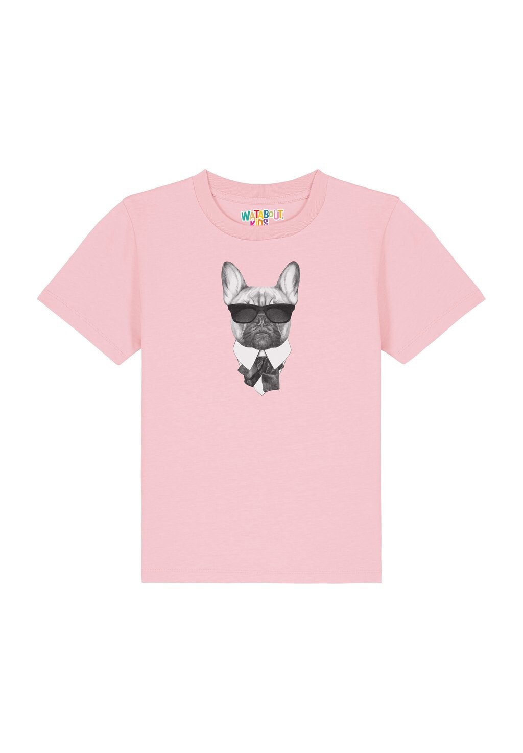 

Футболка с принтом EIN FESCHER HUND Watapparel, цвет cotton pink
