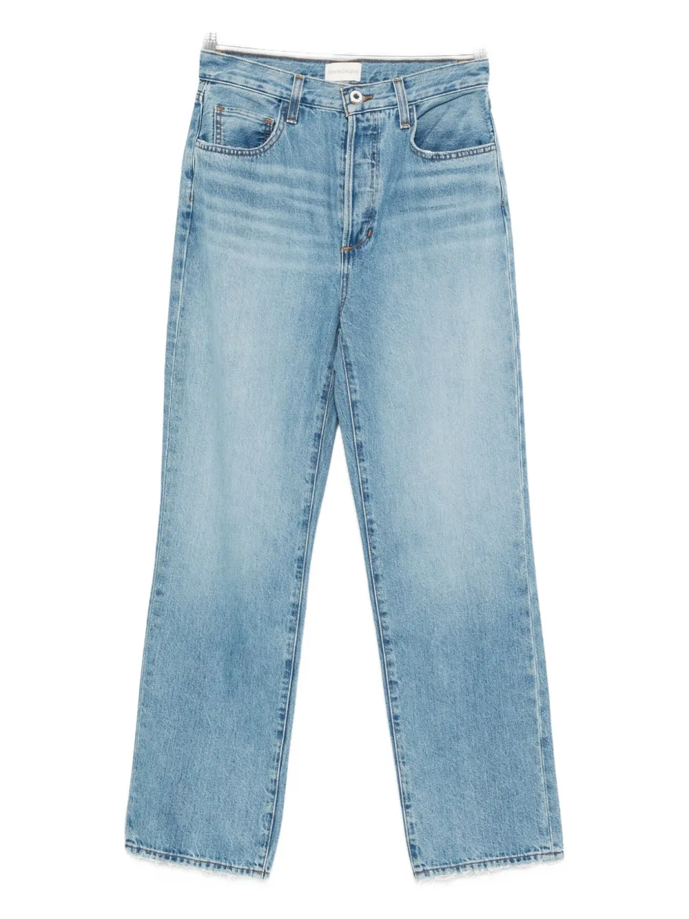 

Джинсы Otto с необработанным краем Favorite Daughter, синий