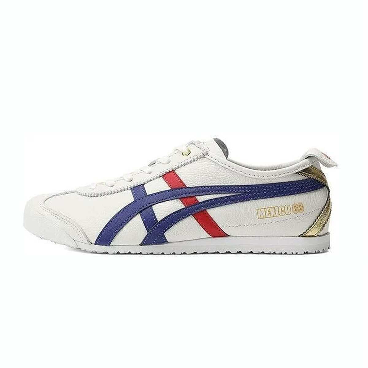 

Кроссовки Onitsuka Tiger Mexico 66 Bronzing Leather 'White Dark Blue Red', Белый, Кроссовки Onitsuka Tiger Mexico 66 Bronzing Leather 'White Dark Blue Red'